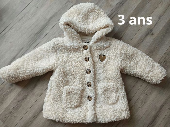 Manteau pilou pilou polaire 3 ans