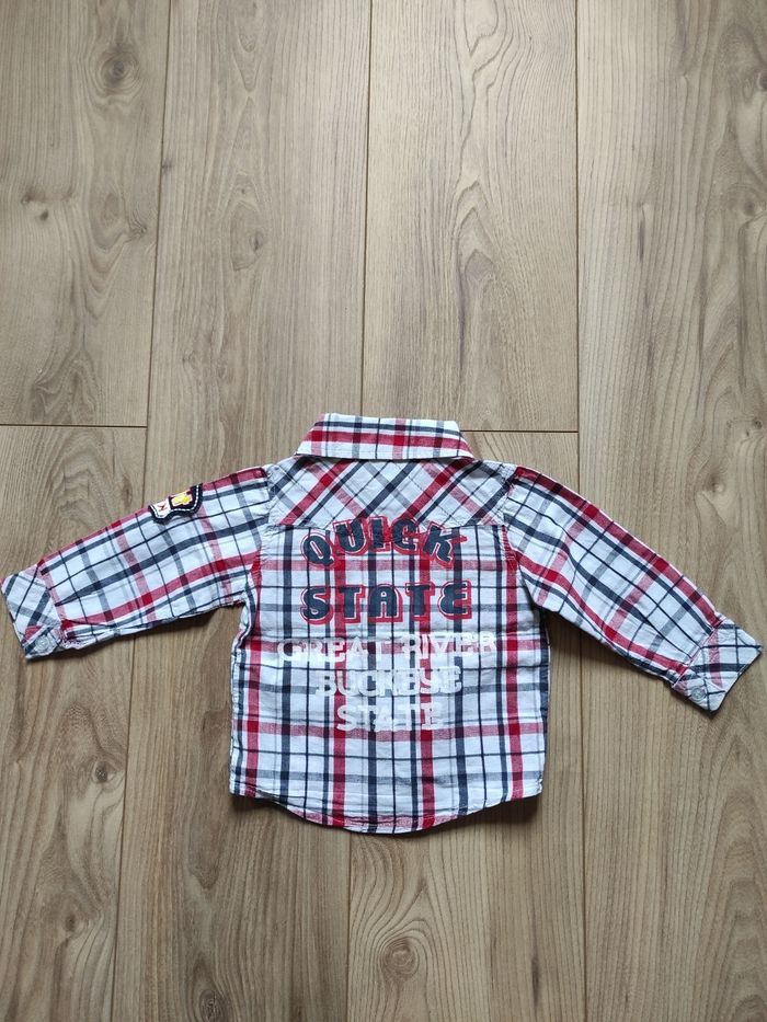 Chemise à carreaux 12 mois - photo numéro 2