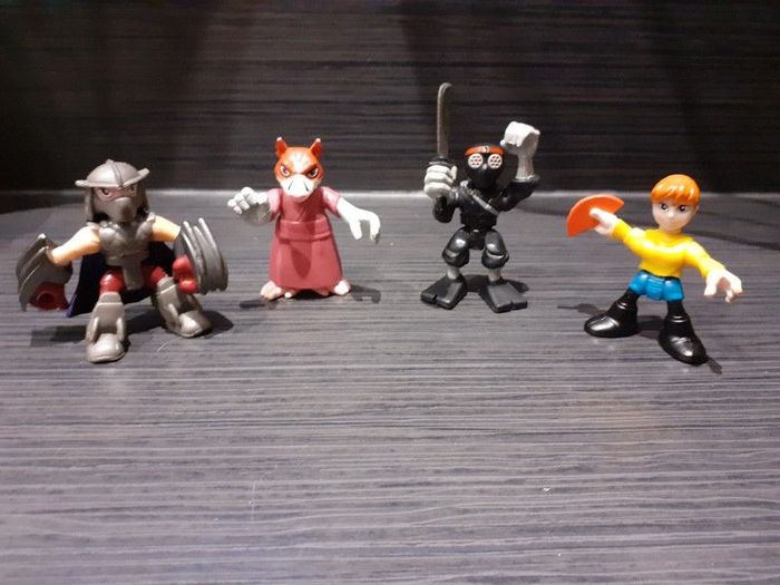 Tortue ninja 4 mini figurines