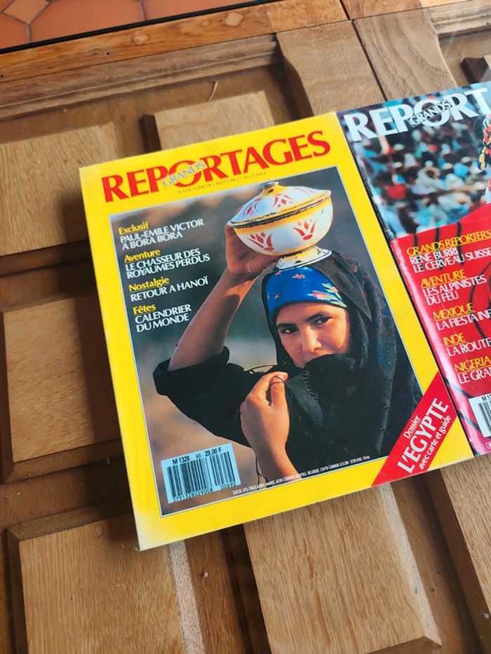 Lot de 2 magazines Vintage Grands Reportages 1987 - photo numéro 2