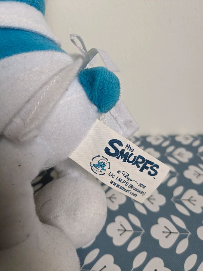 Peluche Schtroumpf cuisinier - photo numéro 2