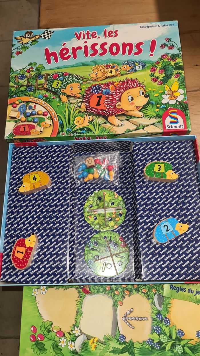 Jeu de société Vite Les Hérissons ! Des éditions Schmidt,