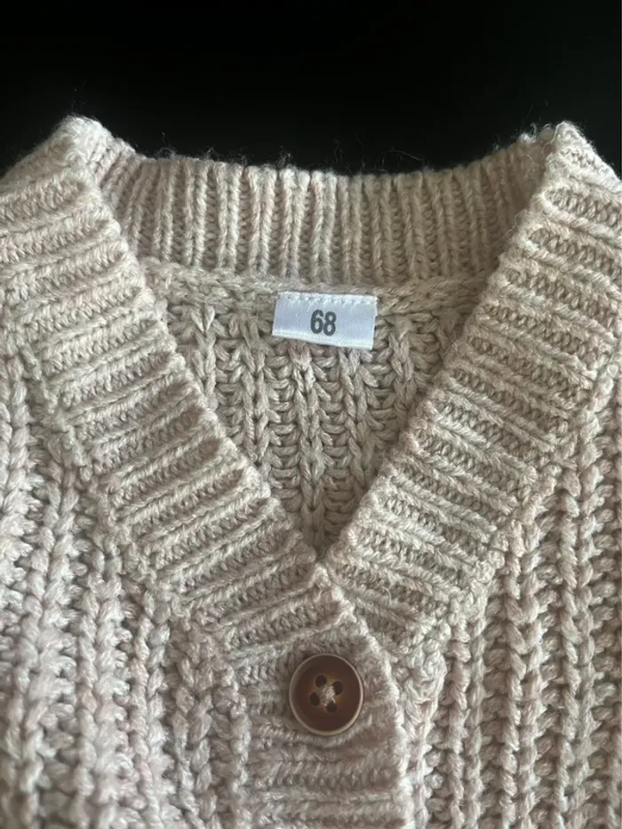 Gilet en laine 68 cm - photo numéro 2