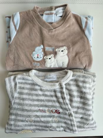 Lot de 2 pyjamas 3 mois