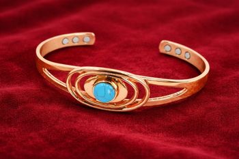 🧲 Bracelet magnétique en cuivre pur – Énergie, bien-être & élégance