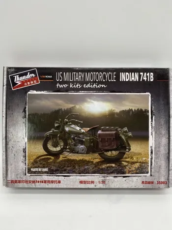 Maquette Thunder us military motorcycle Indian 741B