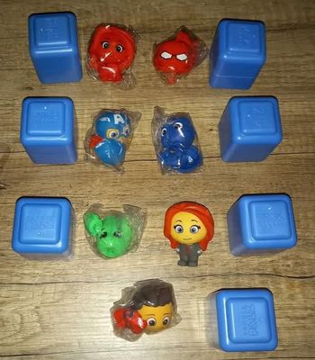Lot 7 figurines marvel puzzle palz neufs