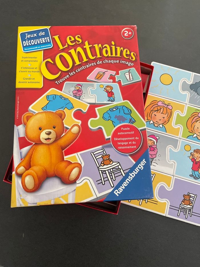 Ravensburger jeu enfant maternelle les contraires - photo numéro 2