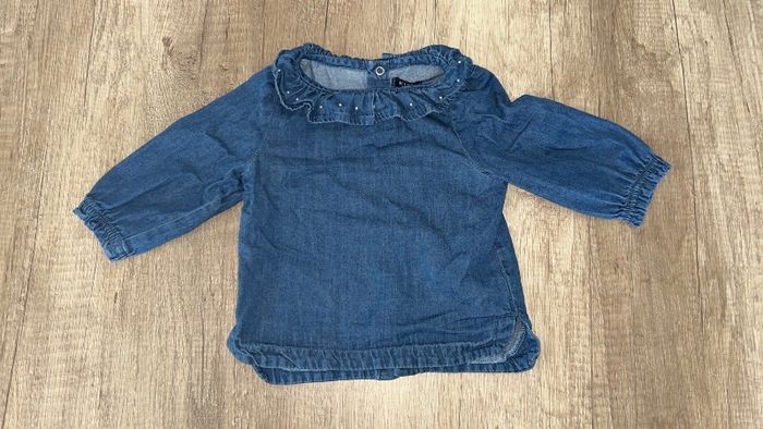 Blouse en jean Kiabi