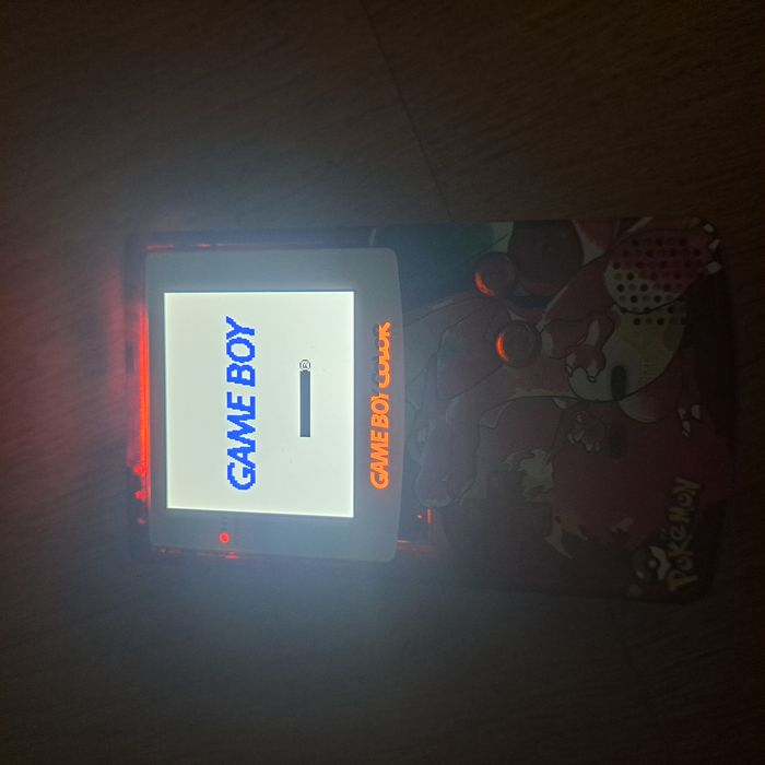 Console Game Boy Color Pokémon Dracaufeu -Ecran retro éclairé IPS + Boite - photo numéro 10