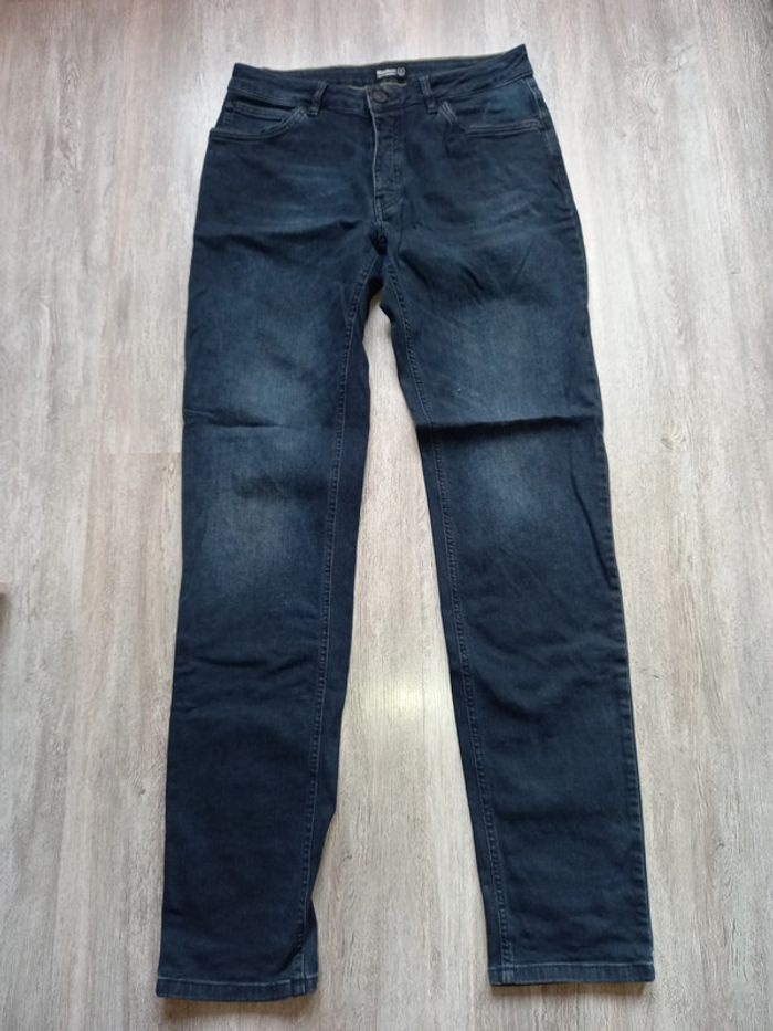 jeans bleu marine bizzbee taille 40
