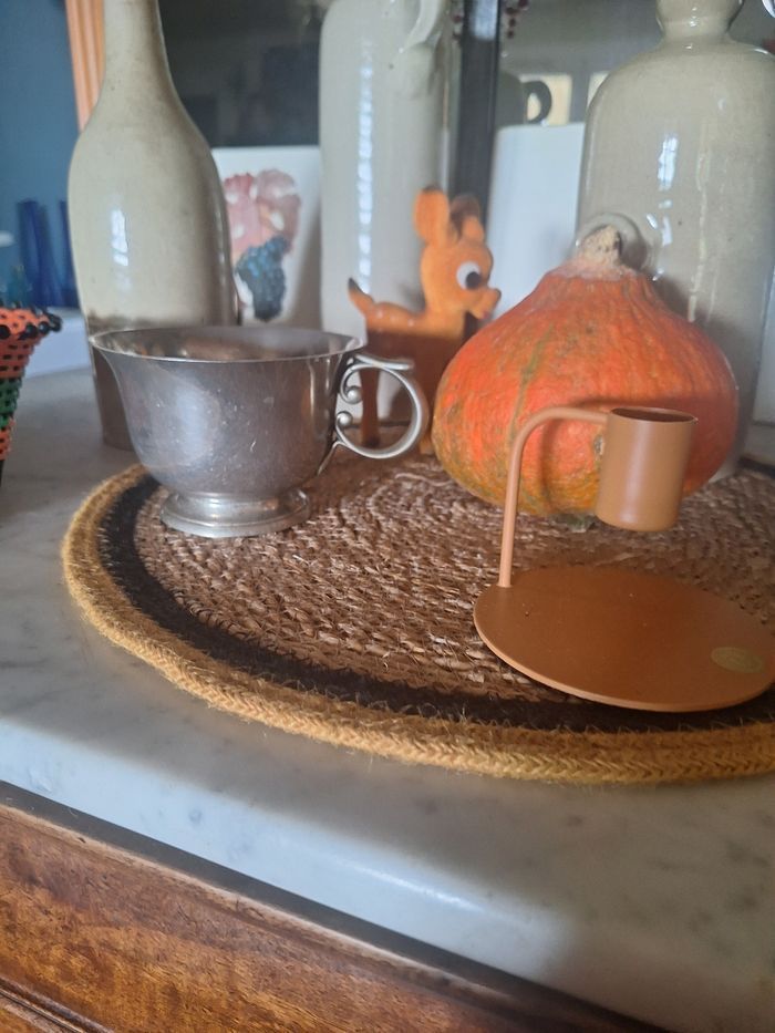 Tasse ancienne en métal argenté Bernadorf - photo numéro 10
