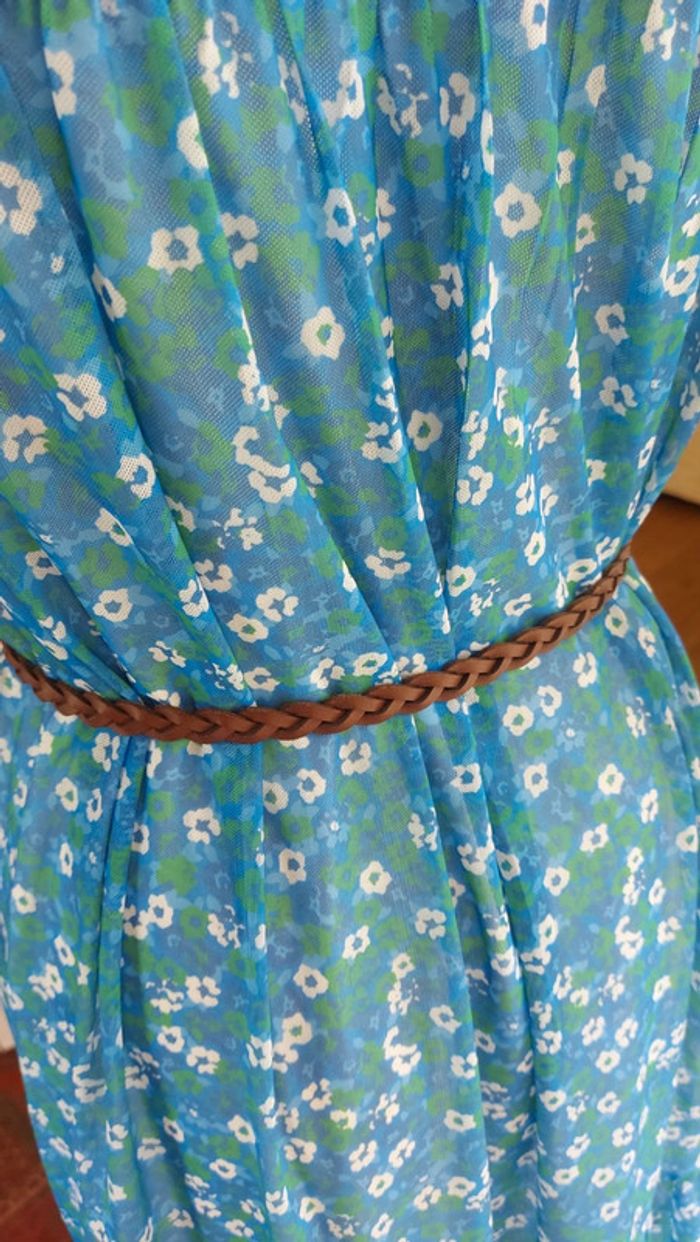 Ceinture tressée en cuir Marron H&M de - photo numéro 7
