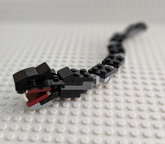 Figurine Harry Potter : Basilic, style lego