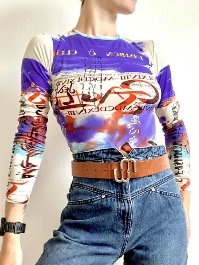 Top Jean Paul Gaultier Jeans - photo numéro 2