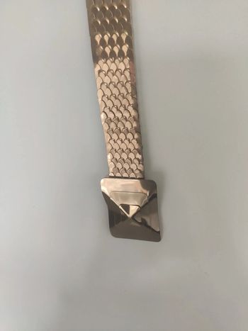 Vintage ceinture écailles doré