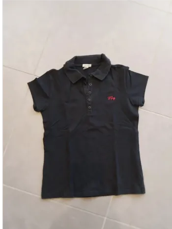 Polo noir T/38/40 Mango