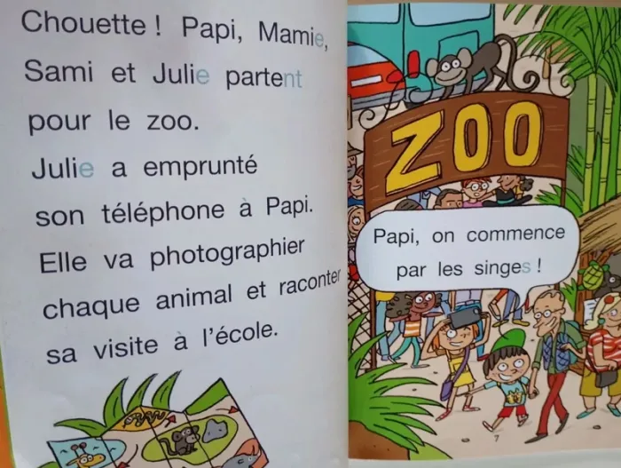 Sami et Julie : le zoo - CP Niveau 2 - photo numéro 4