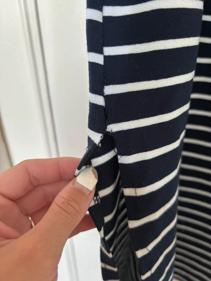 Robe marinière fente sur le côté - photo numéro 4