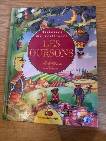 Livre les oursons : histoires merveilleuse 