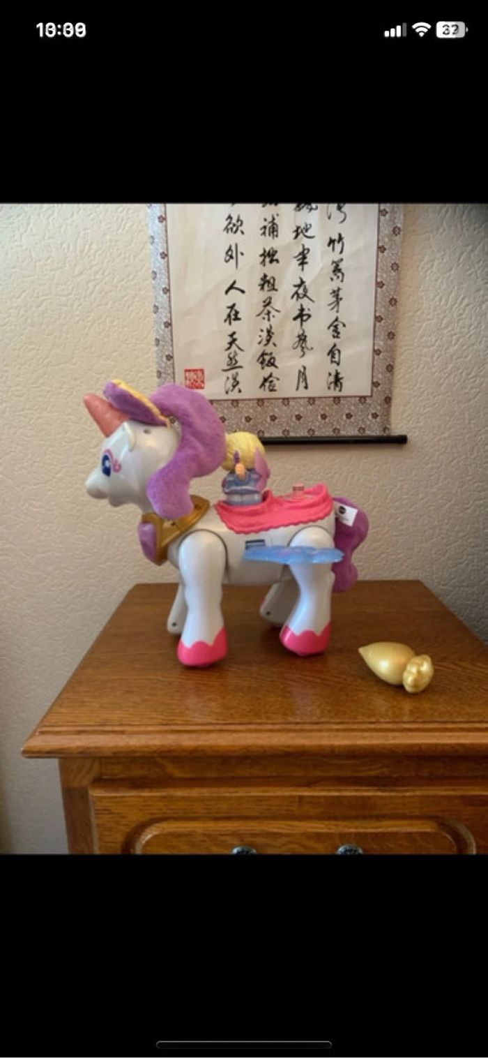 Poney Licorne Little People Fisher Price – Interactif – Très bon état - photo numéro 4
