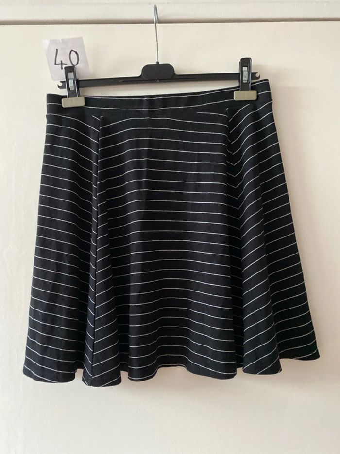 Jupe évasée T 40 La Halle