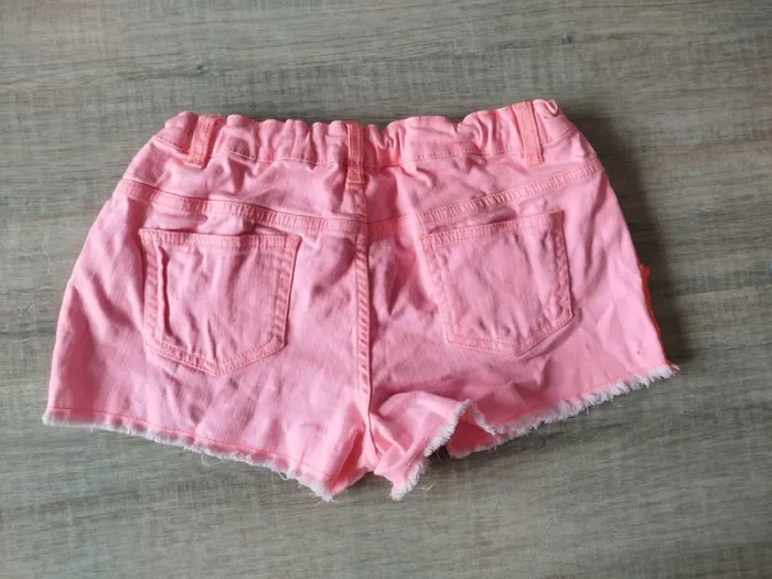 Short en jean rose 12 ans - photo numéro 4