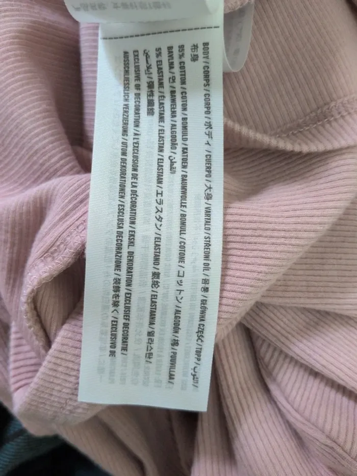 Top manches longues Hollister – Taille S – Rose pâle - photo numéro 4