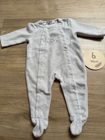 Pyjama velours mixte