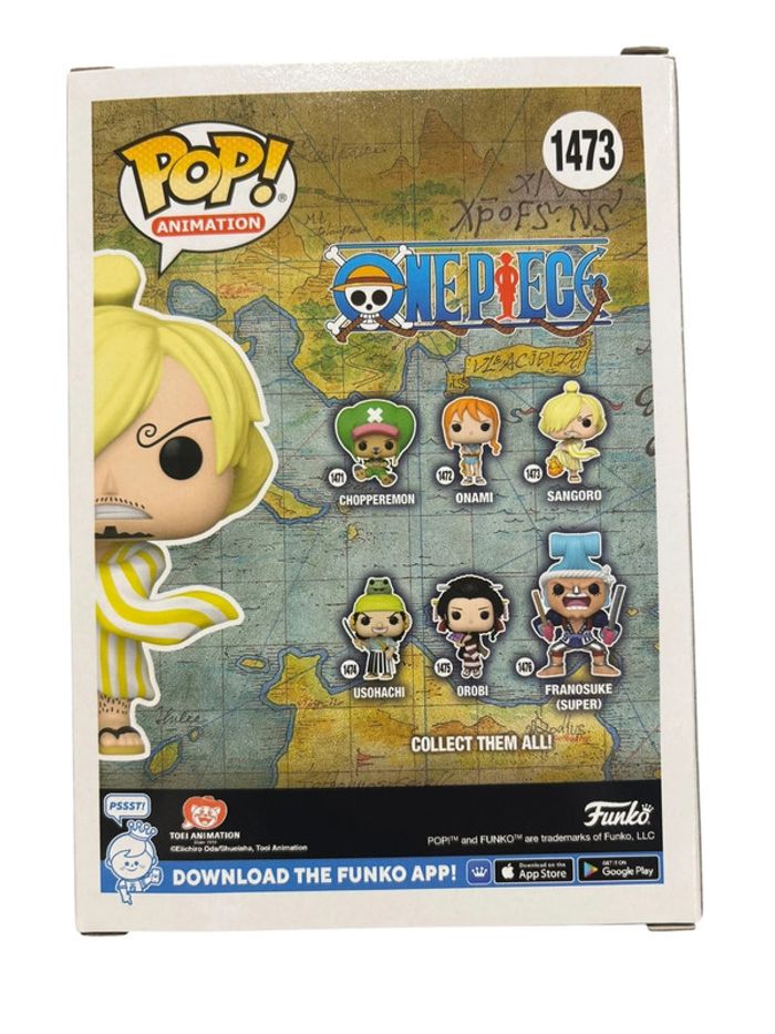 Figurine Funko Pop One Piece Sangoro 1473 neuf - photo numéro 2