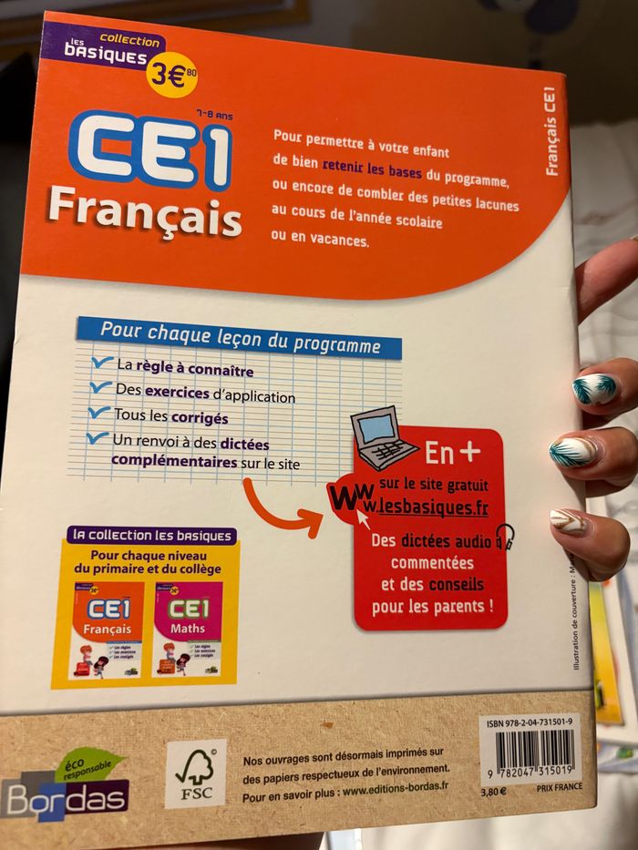 Fichier le ce1 français neuf - photo numéro 2