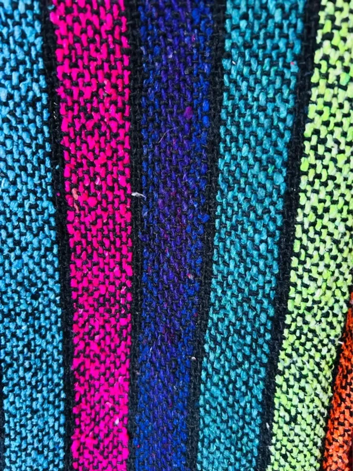 💙🌿 Baja Hoodie artisanal boho ethnique Made in Mexico ethnic festival hippie sweat 🌿💜 - photo numéro 13