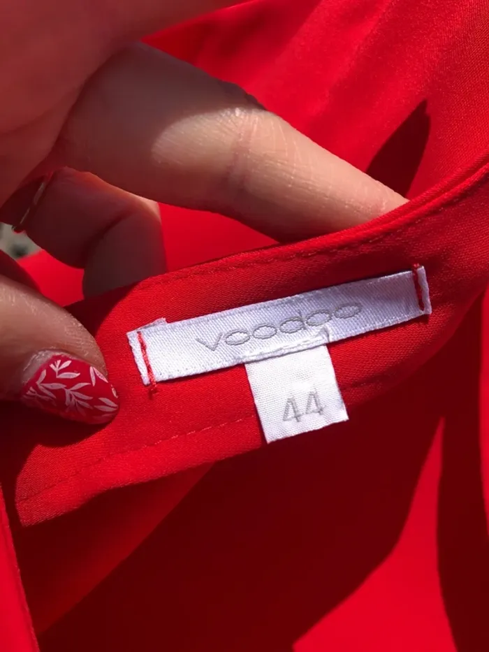 Blouse rouge non - photo numéro 4