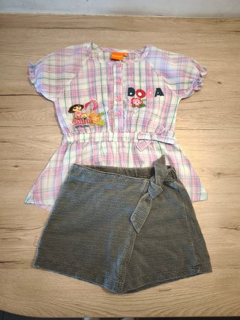 Lot blouse et short 6 ans