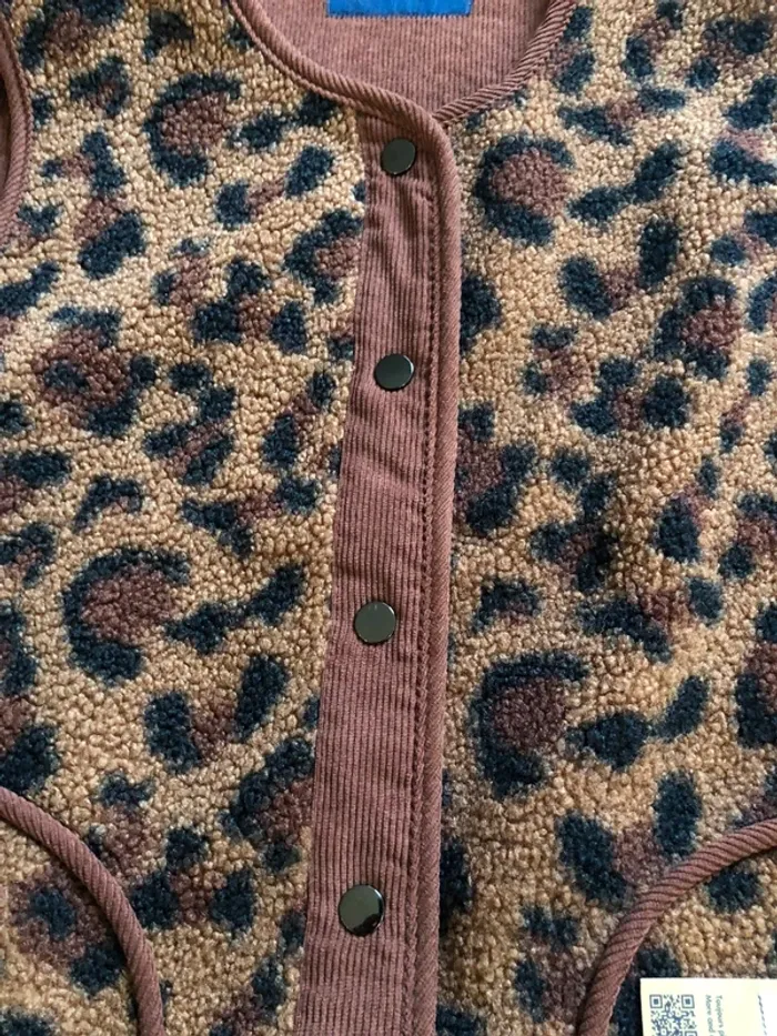 Veste sans manche effet léopard KIABI - M - photo numéro 4