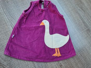 Robe velours jeune créatrice londonienne 6 mois