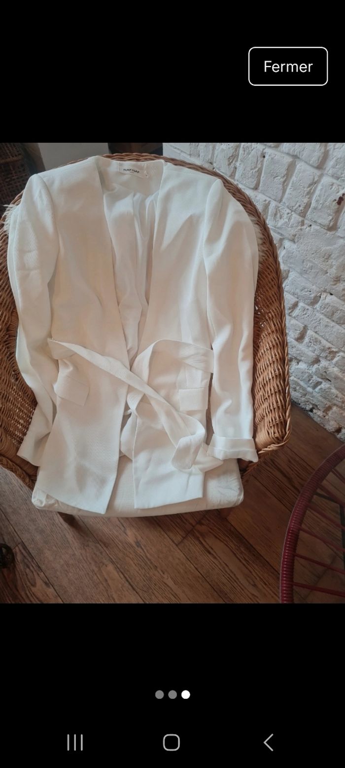 Blaser naf naf blanc taille s