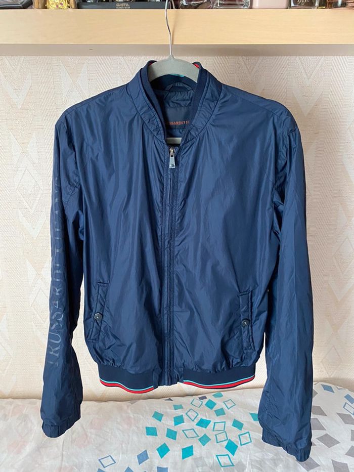 Superbe belle veste légère Trussardi jeans bleu taille M