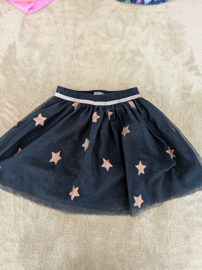 jupe Tutu Noire à Étoiles Pailletées