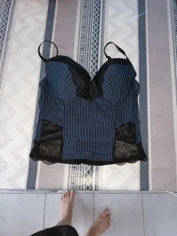 Bustier bleu