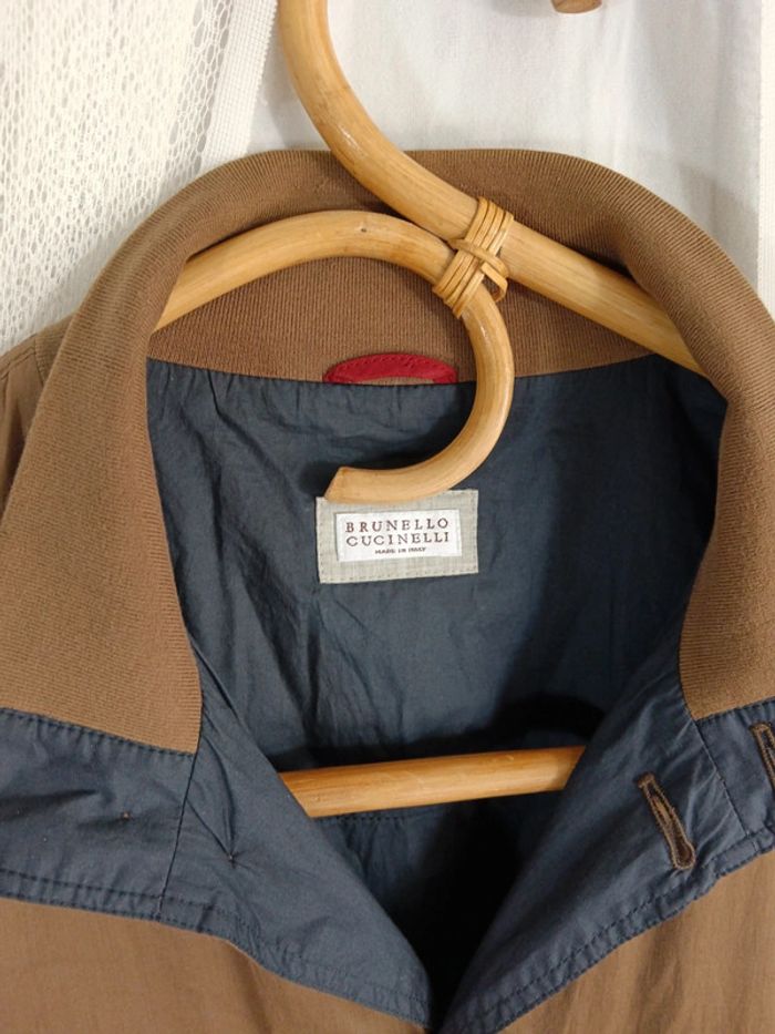 Brunello Cucinelli | Bombers fin marron | t. M - photo numéro 14