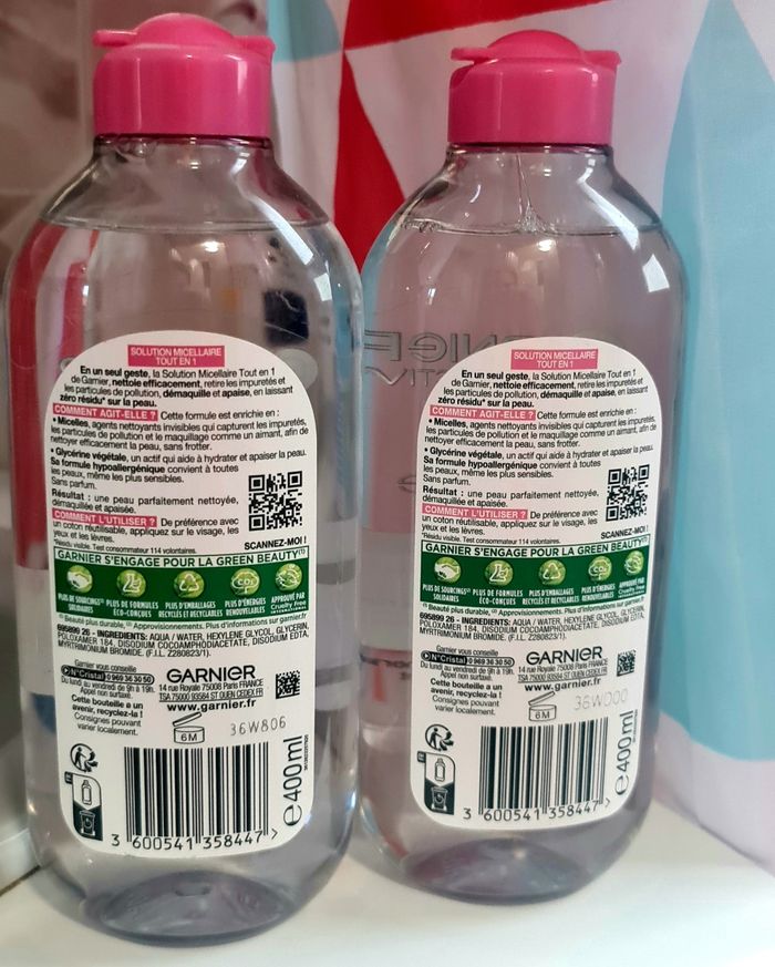 Garnier eau micellaire lot de 2 - photo numéro 2