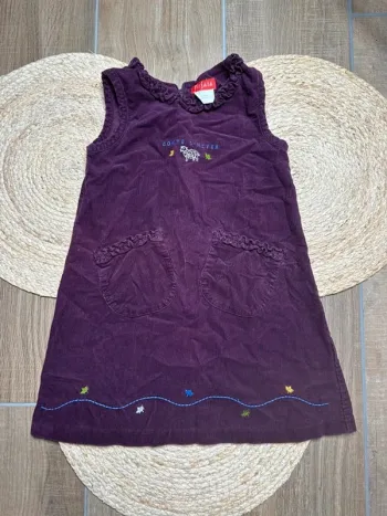 Robe velours fille Tissaia - 6 ans - "Conte d’hiver"