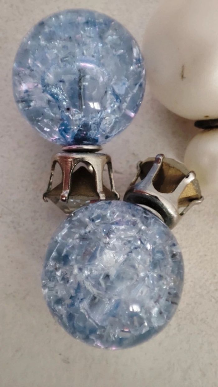 Lot de 2 paires de boucles d'oreilles - photo numéro 6