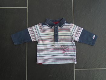 Polo manches longues garçon 6 mois Sergent Major