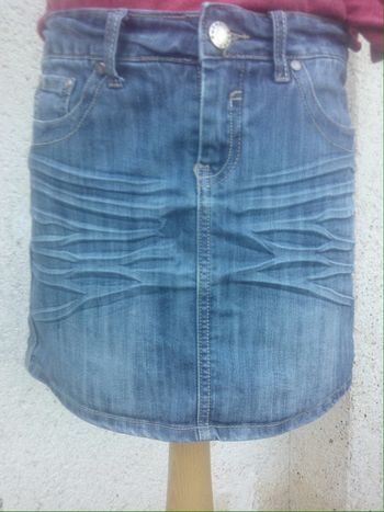 Jupe droite en jean T38