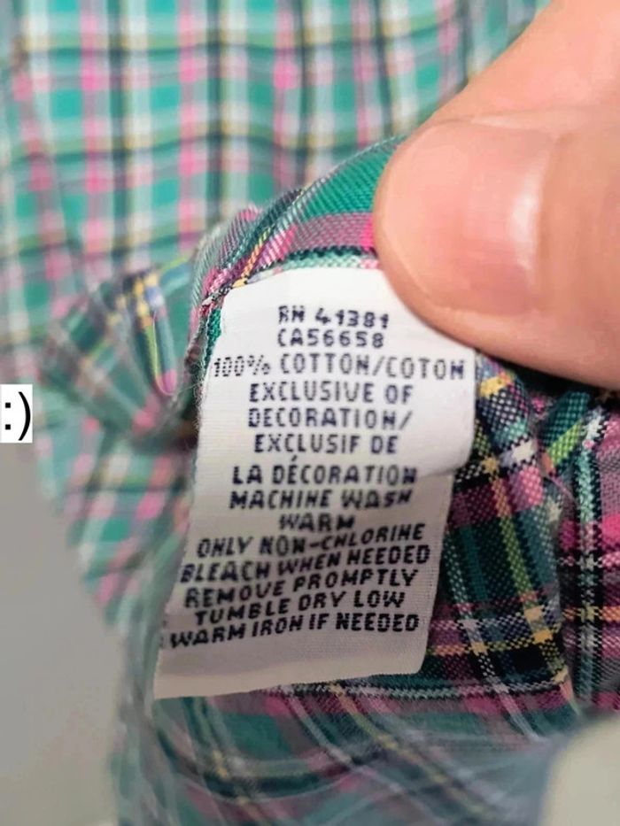 🔥 Chemise Ralph Lauren à carreaux vintage – Très bon état général 🔥 - photo numéro 5