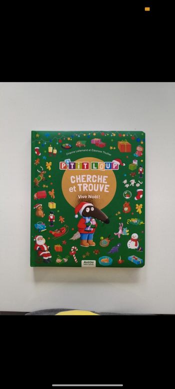 Livre P'tit loup cherche et trouve vive Noël