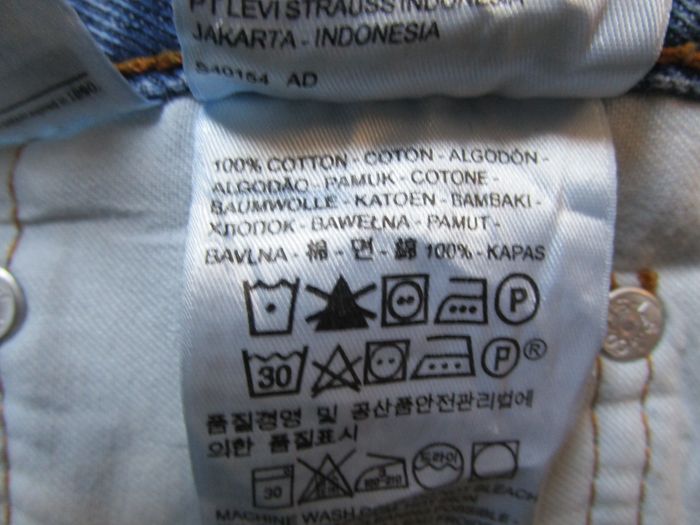 Jean homme Levi’s 550 coupe droite décontractée 100% coton taille 46 W36 L32 bleu stone (J281) - photo numéro 6