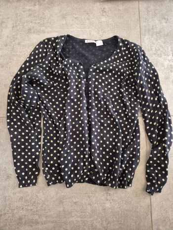 Gilet à pois Anne Weburn 